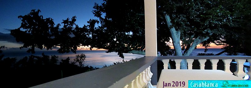 Casablanca sundown from balcony