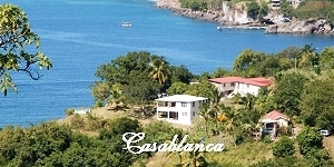 Dominica oceanfront villa, popular mid west coast, just US$75 per night