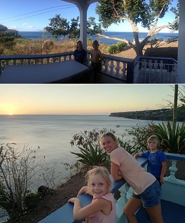 French family enjoying Casablanca