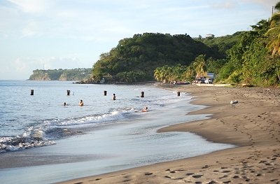 Mero Beach in the late
                                        afternoon